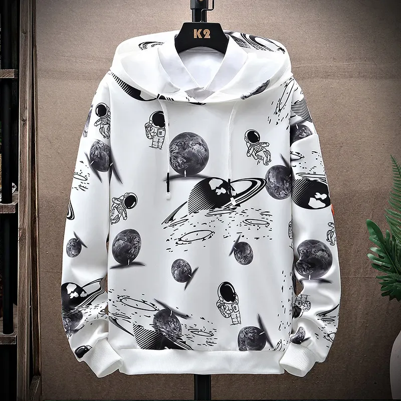 Hoodie Lengan Panjang Polyester