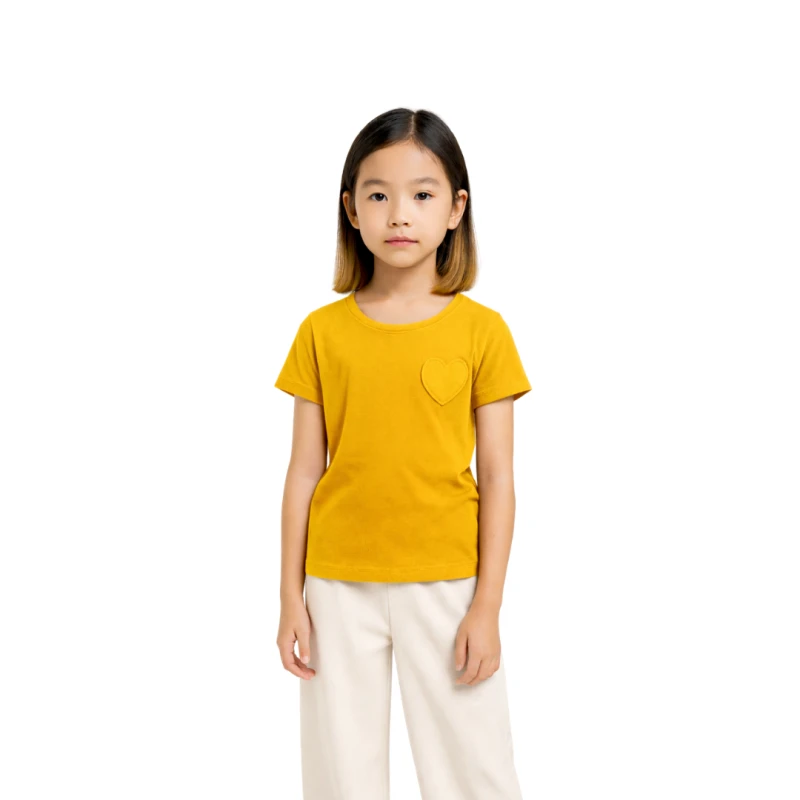 Short Sleeve Wanita Old Navy Basic Tee Yellow