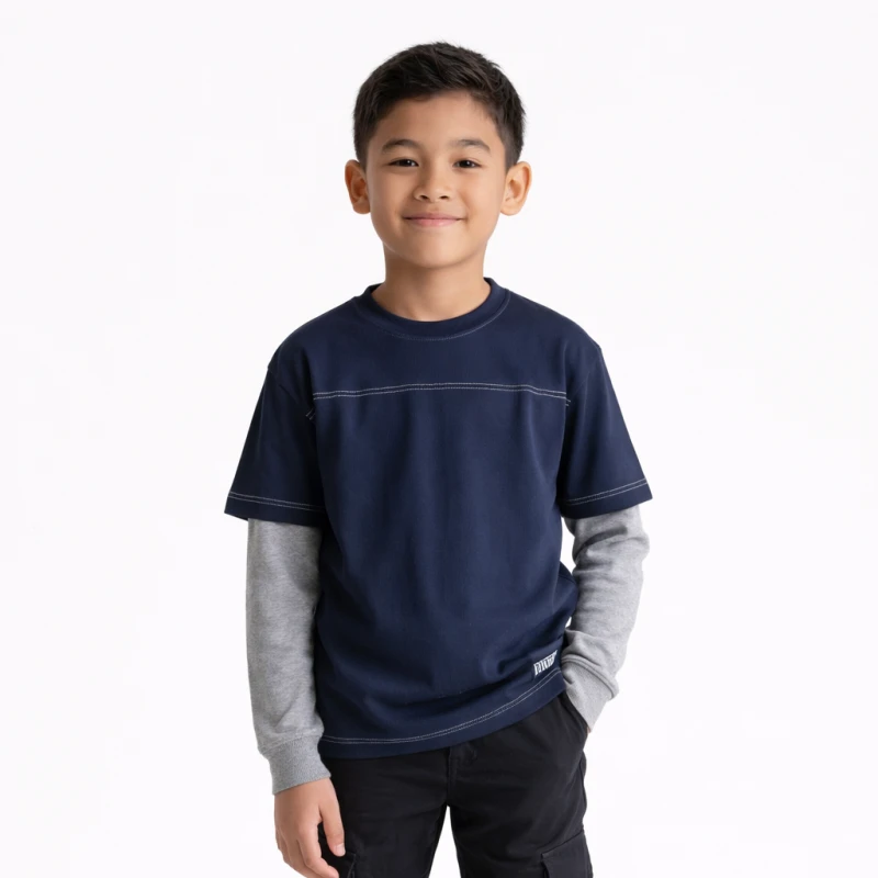 Long Sleeve Waffle Navy - Abu