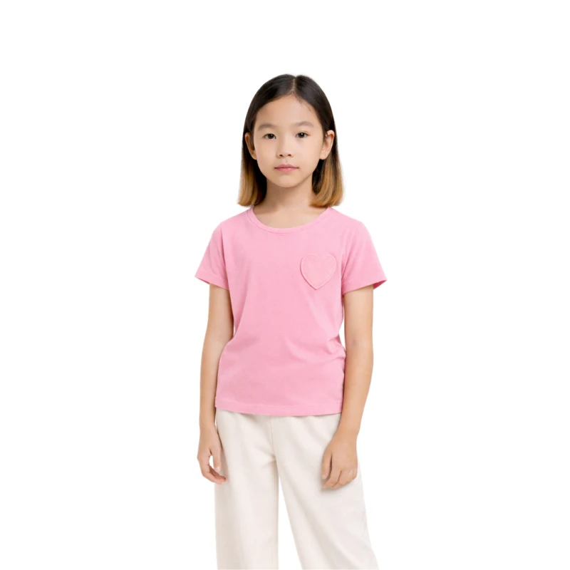 Short Sleeve Wanita Old Navy Basic Tee Pink