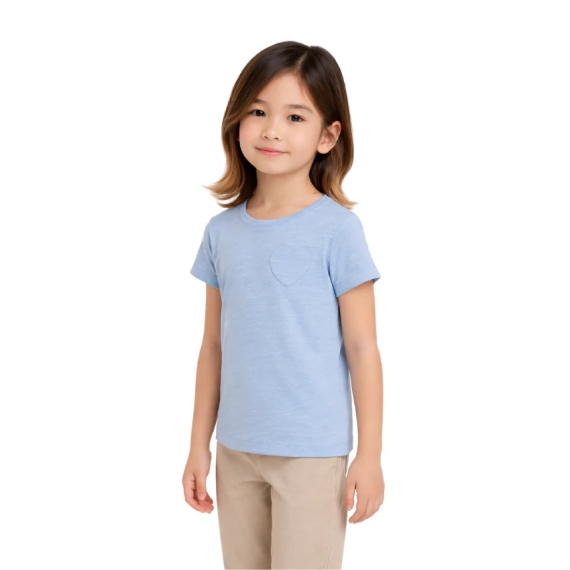 Short Sleeve Wanita Old Navy Basic Tee Blue
