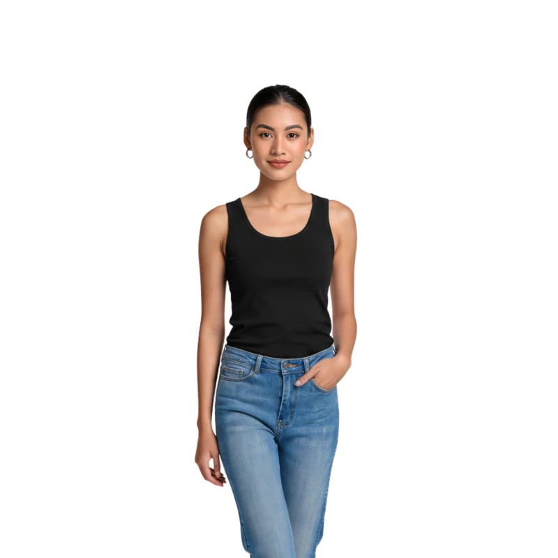 Tanktop Wanita Polos Hitam
