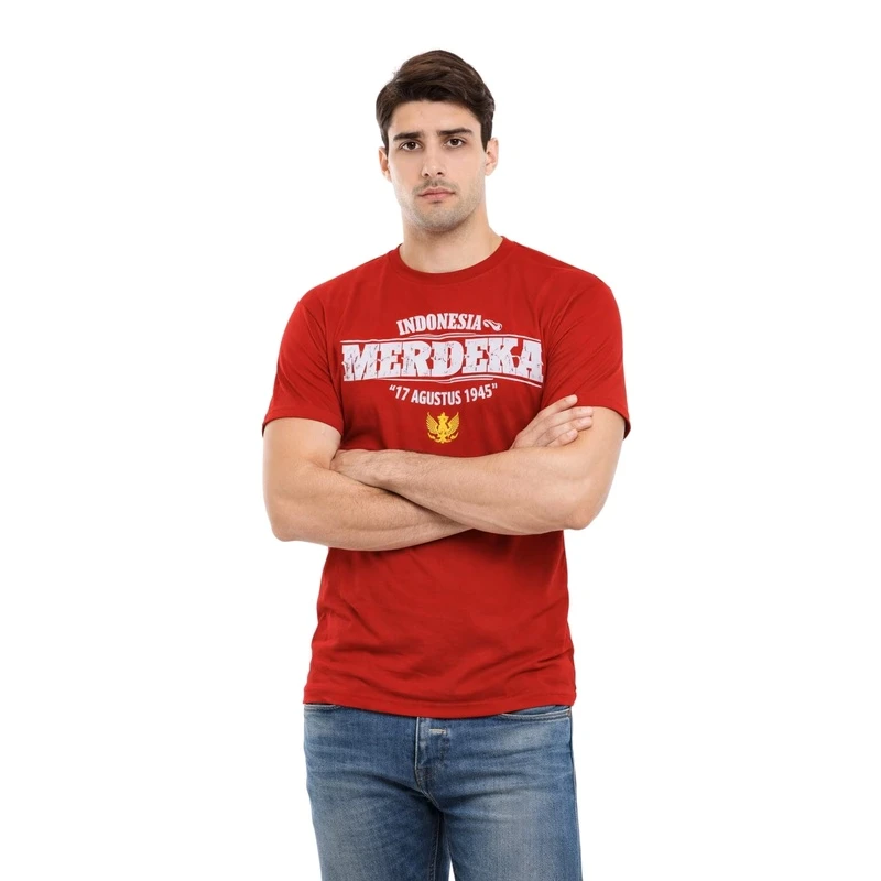 Kaos Pria 17 Agustus 1945 Casual Modern