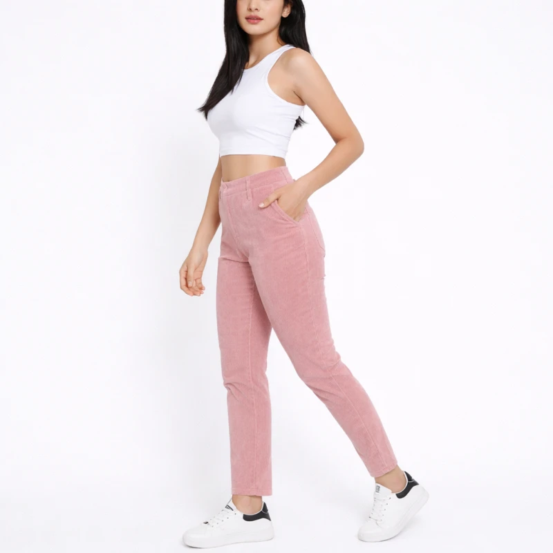 Jegging Wanita Highwaist / Celana Slimfit / Skinny Pants Pink