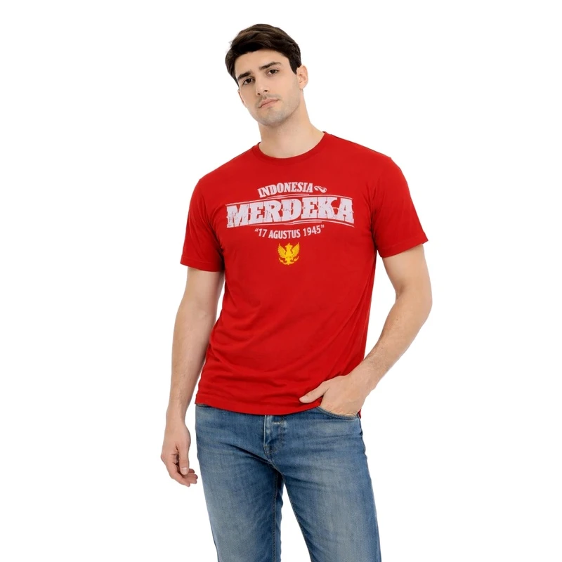 Kaos Pria 17 Agustus 1945 Casual Modern