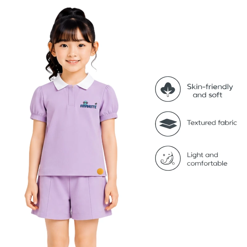 Setelan Anak Perempuan Lilac Favorite 3004