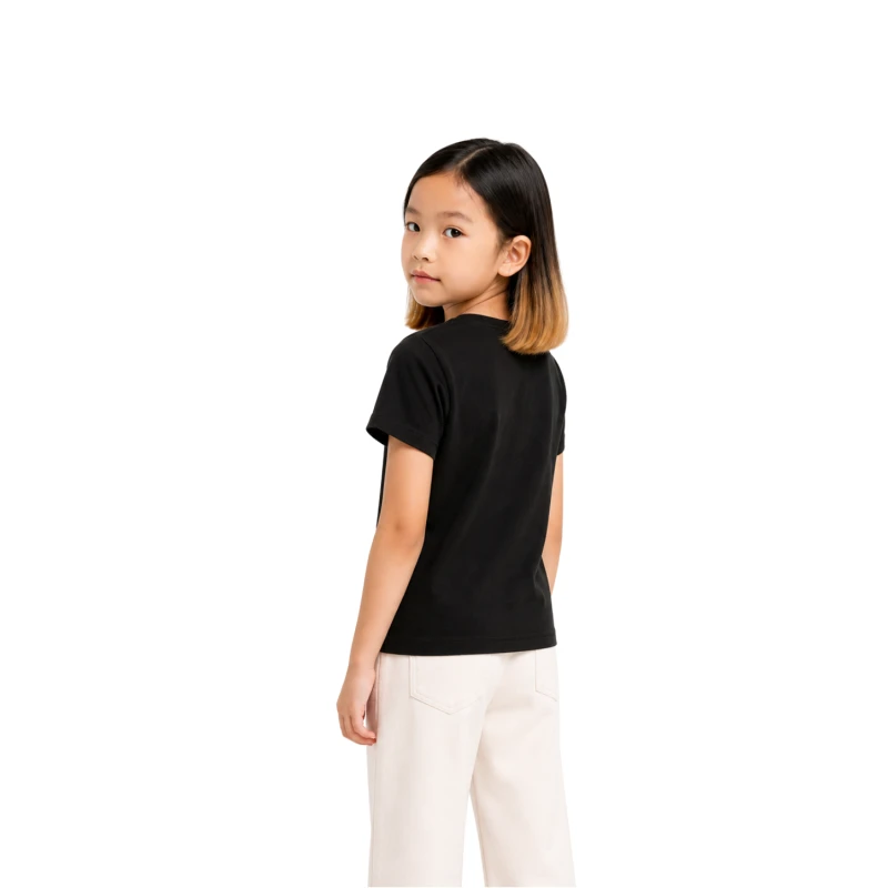 Short Sleeve Wanita Old Navy Basic Tee Hitam