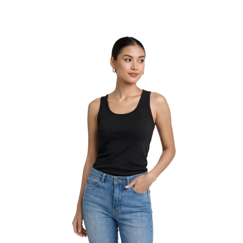 Tanktop Wanita Polos Hitam