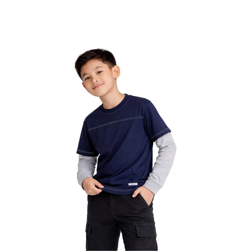 Long Sleeve Waffle Navy - Abu