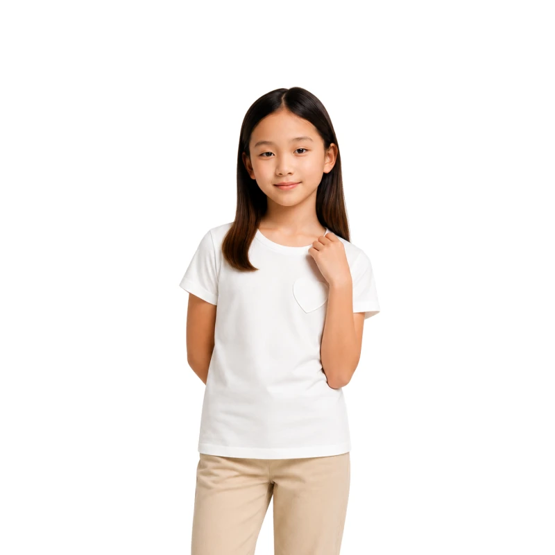 Short Sleeve Wanita Old Navy Basic Tee Putih