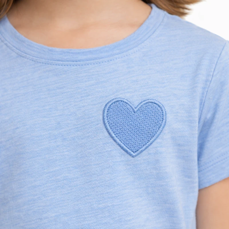 Short Sleeve Wanita Old Navy Basic Tee Blue