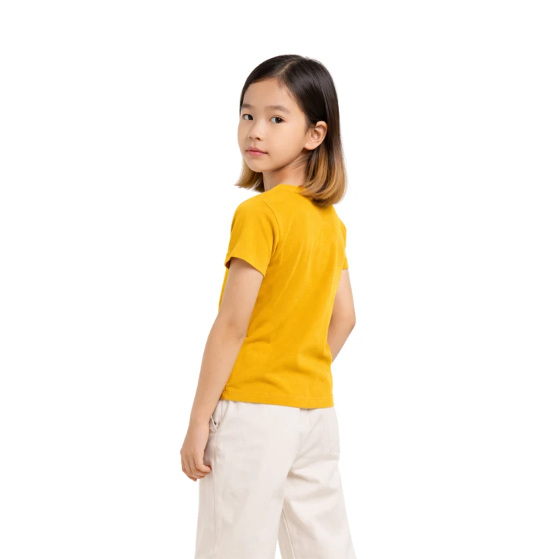 Short Sleeve Wanita Old Navy Basic Tee Yellow