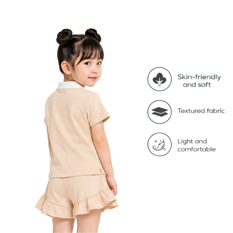Setelan Anak Perempuan Ceam Motif End Your Game