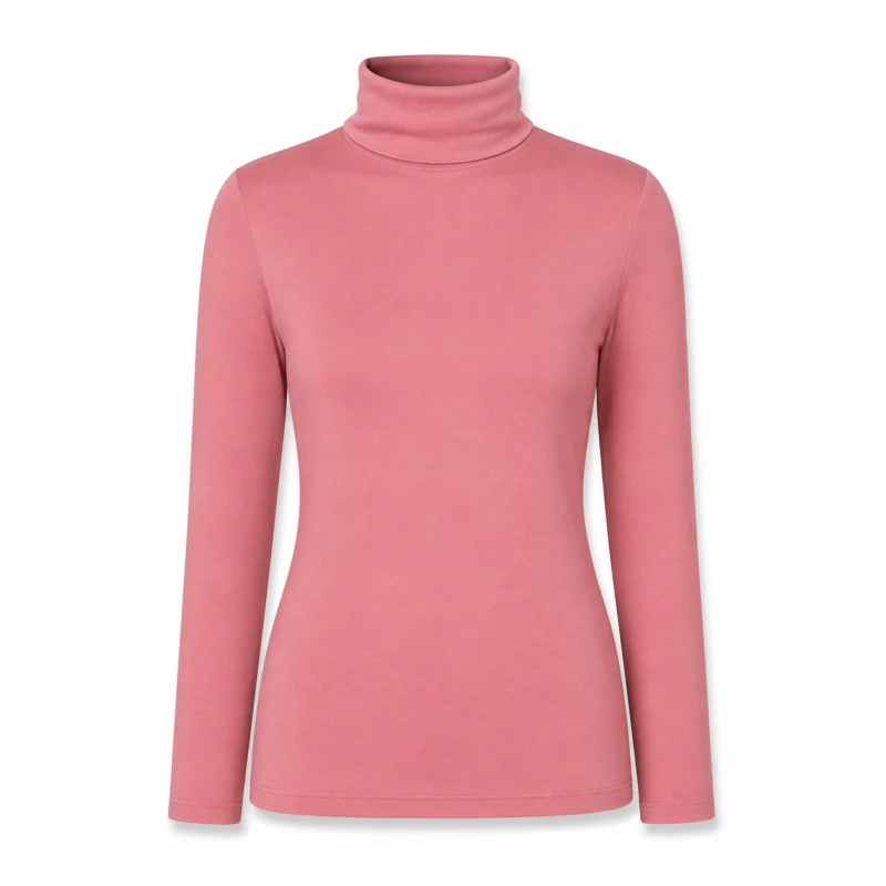 Mockneck Polos Pink