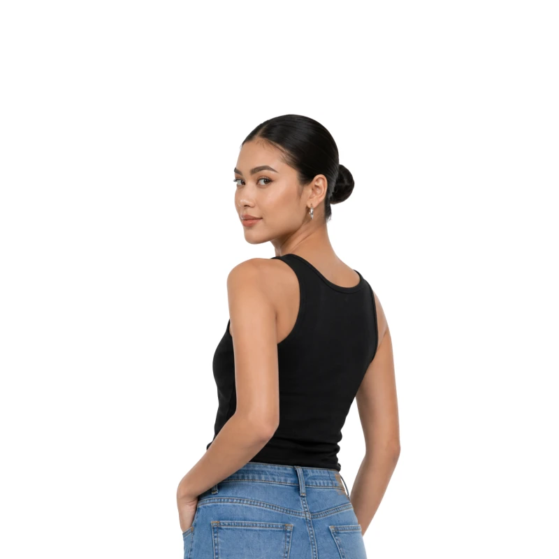 Tanktop Wanita Polos Hitam