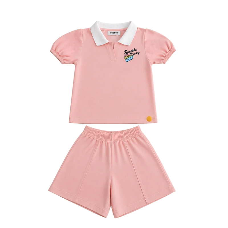 Setelan Anak Perempuan Peach Sparkle 3004