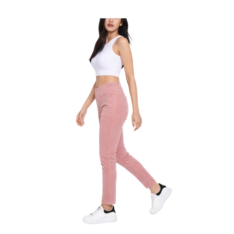 Jegging Wanita Highwaist / Celana Slimfit / Skinny Pants Pink