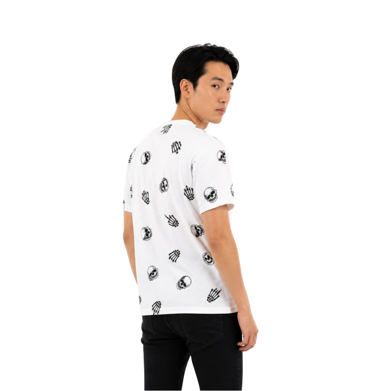 Kaos Pria Graphic Skull Casual Style