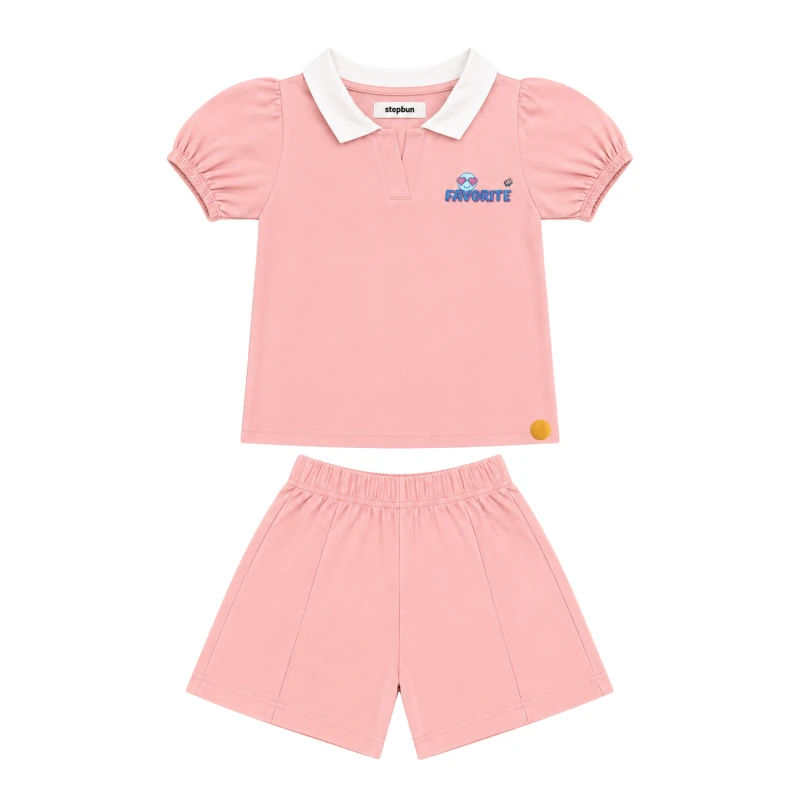 Setelan Anak Perempuan Peach Favorite 3004