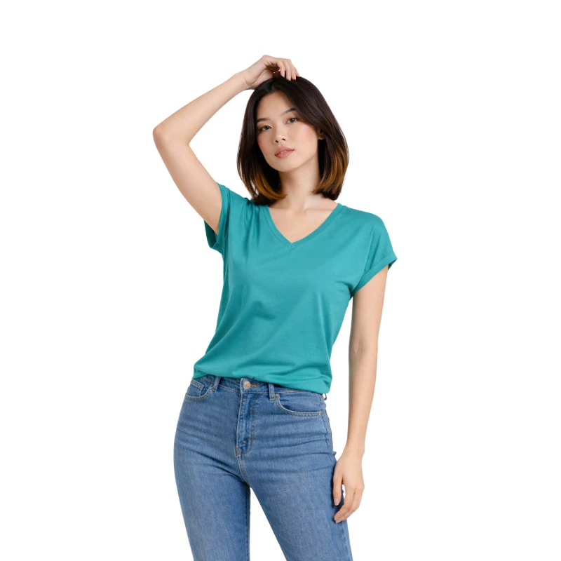 Atasan Wanita V-Neck Tosca