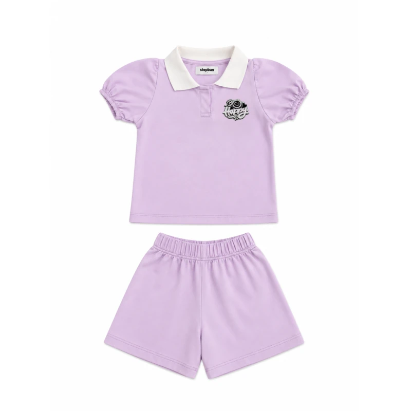 Setelan Anak Perempuan Lilac Bo Happy 3004