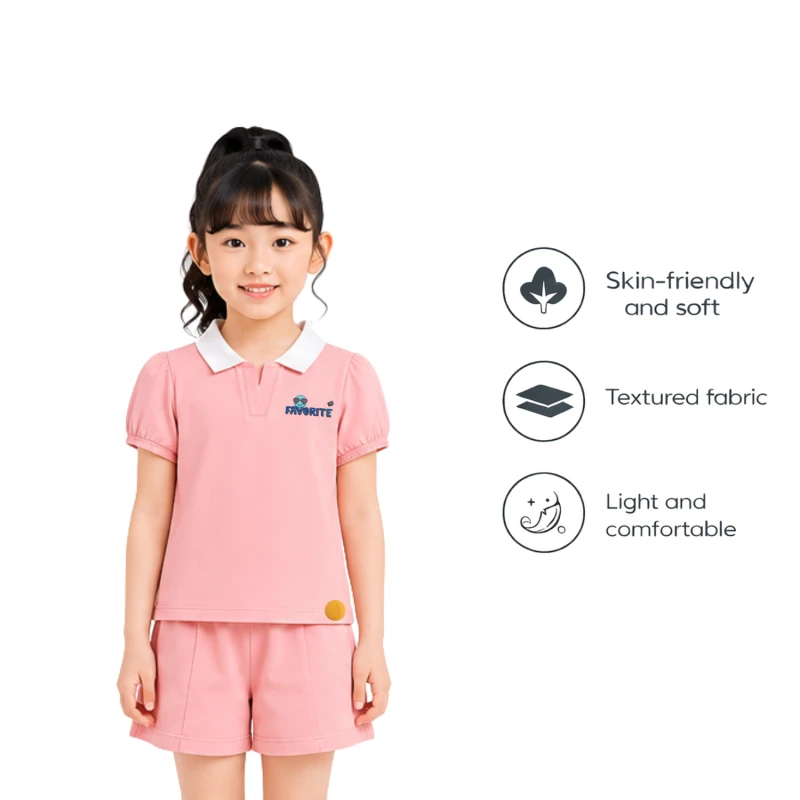 Setelan Anak Perempuan Peach Favorite 3004