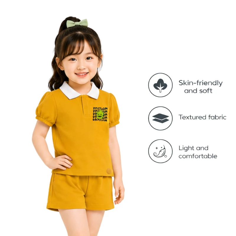 Setelan Anak Perempuan Yellow Passion 3004