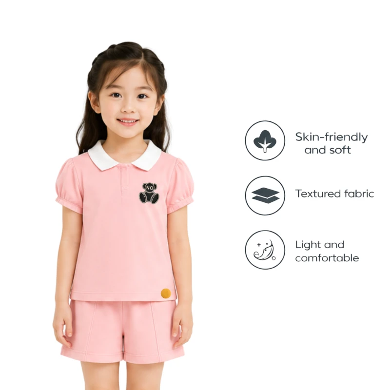 Setelan Anak Perempuan Peach No Bear 3004