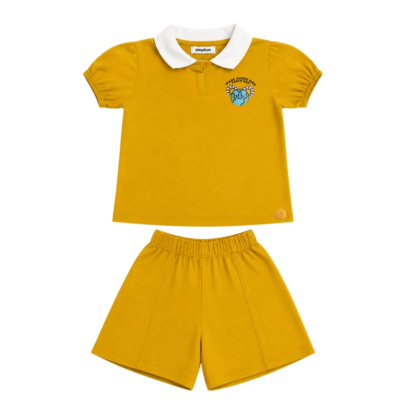 Setelan Anak Perempuan Yellow Earth Day 3004
