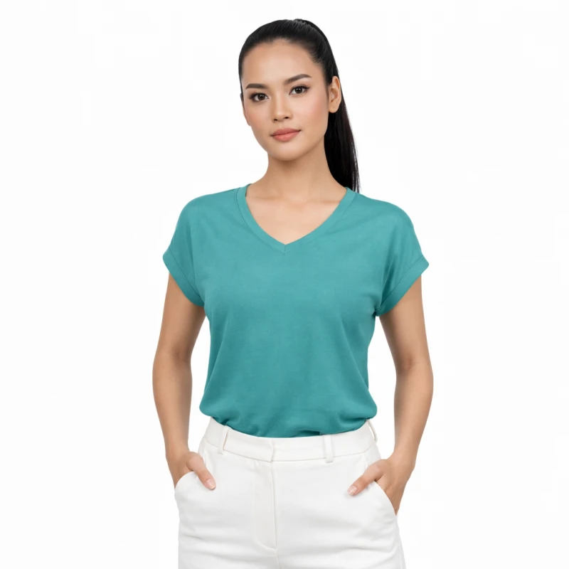 Atasan Wanita V-Neck Tosca