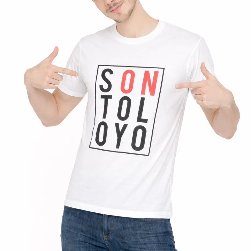 Kaos Pria Grafis Typography Casual Modern