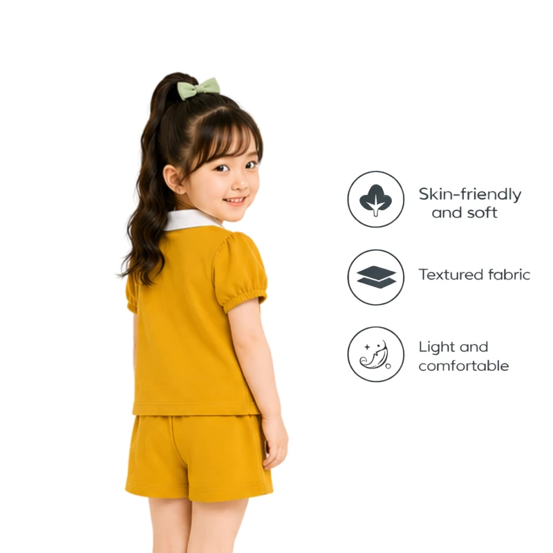 Setelan Anak Perempuan Yellow Passion 3004