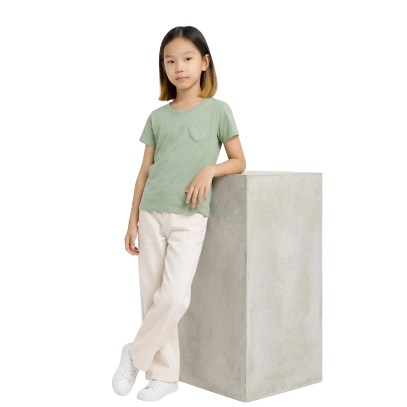 Short Sleeve Wanita Old Navy Basic Tee Sage