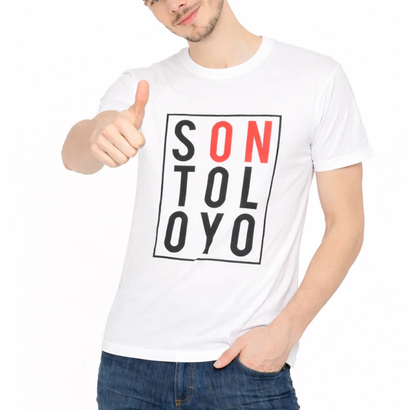 Kaos Pria Grafis Typography Casual Modern