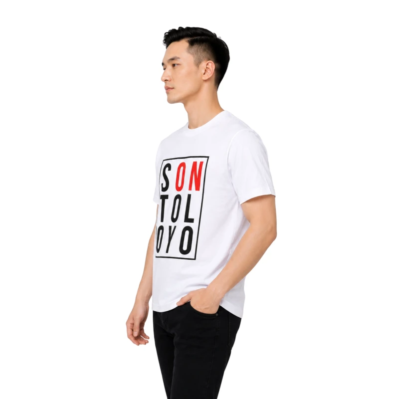 Kaos Pria Grafis Typography Casual Modern