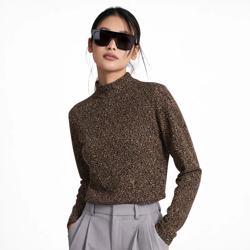 Mockneck Wanita Batik Premium Basic