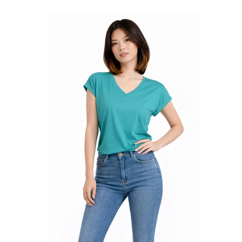 Atasan Wanita V-Neck Tosca