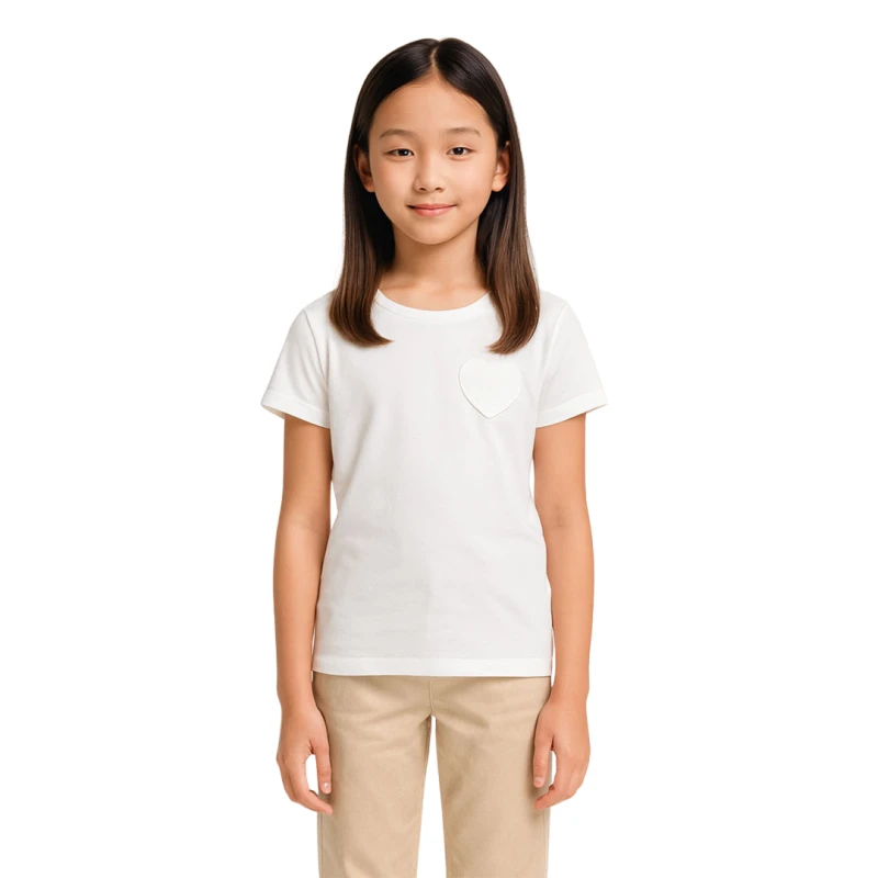 Short Sleeve Wanita Old Navy Basic Tee Putih