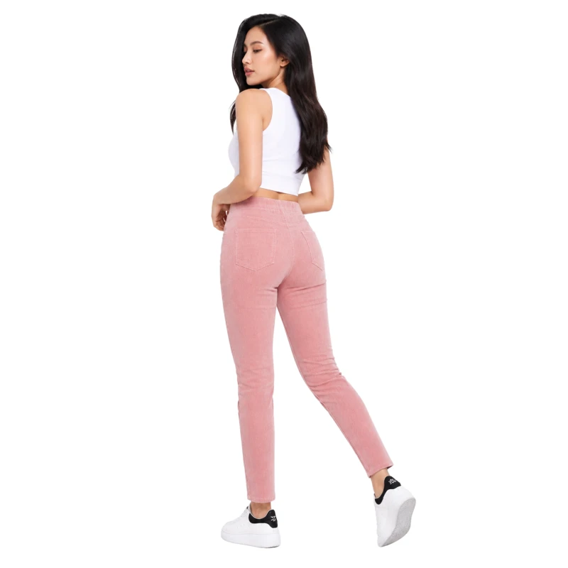 Jegging Wanita Highwaist / Celana Slimfit / Skinny Pants Pink