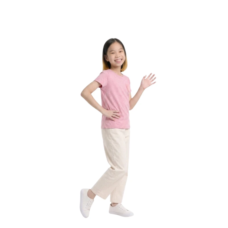 Short Sleeve Wanita Old Navy Basic Tee Pink