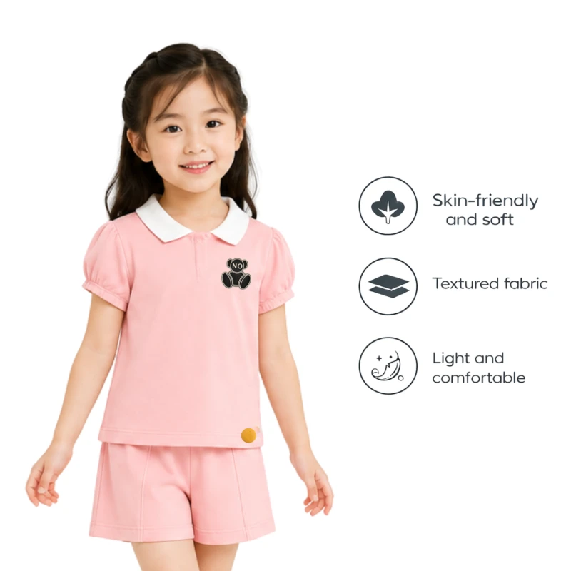 Setelan Anak Perempuan Peach No Bear 3004