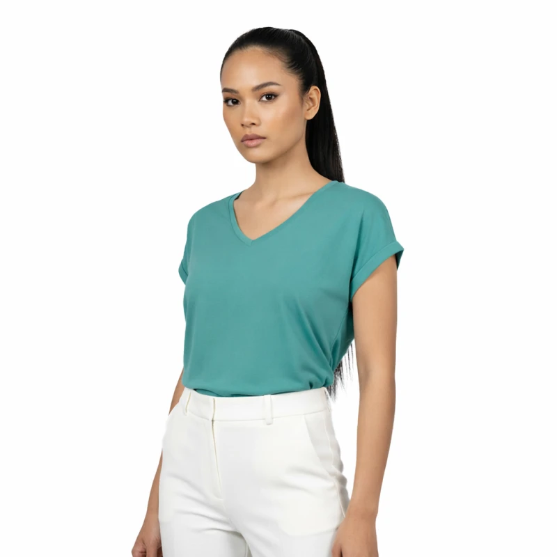 Atasan Wanita V-Neck Tosca